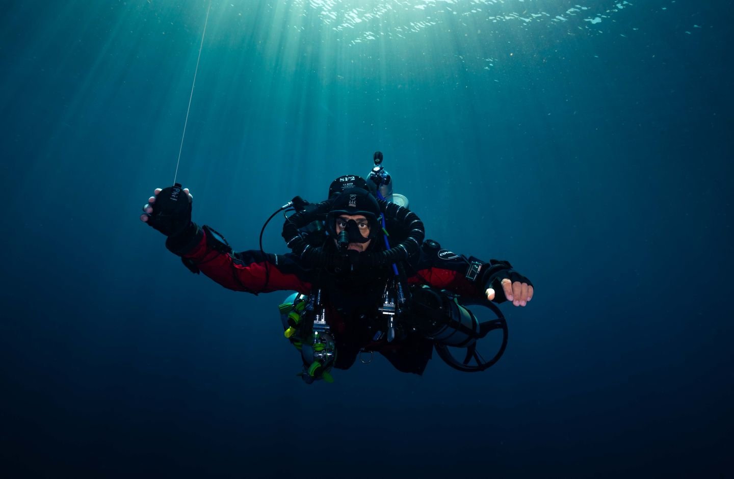 SUEX DPV SF2 Rebreather Philip Christoff Manta Dive