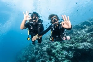 First time diving at manta dive gili trawangan
