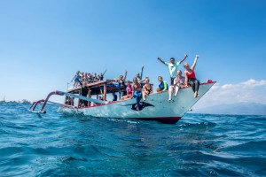 the whole team - manta dive gili trawangan