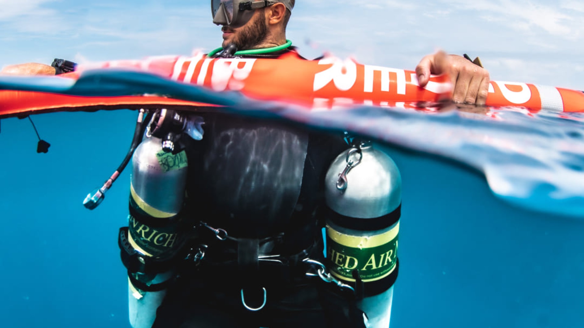 sidemount diver - Manta Dive Tech Gili T