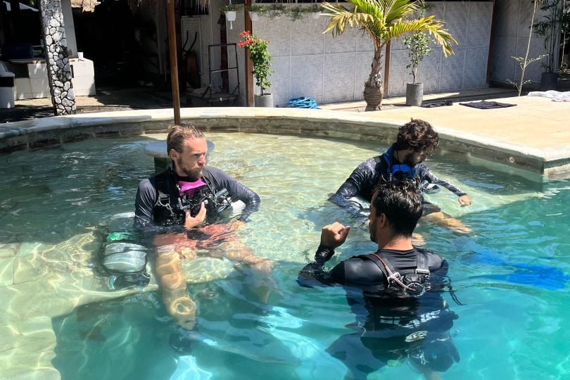 TDI Sidemount Course Manta Dive Gili Trawangan 2